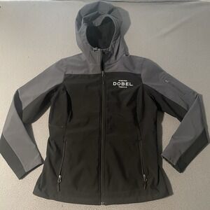 Maestro Dobel Tequila Jacket Women's Large Fleece Lined‎ Full Zip Pockets Hooded